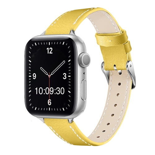 Slim Contrasting Stitch Apple Watch Strap