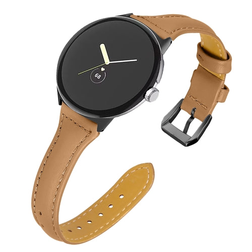 Slim Leather Google Pixel Watch Strap